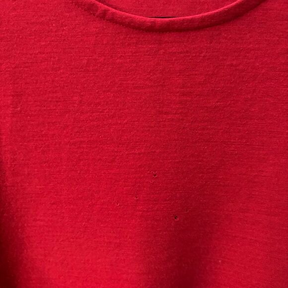 Marimekko RELLETYS Red Wool Blend 3/4 Sleeve A-Line Knee-Length Dress Size XS - Picture 6 of 12